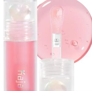 KAJA Juicy Glass Instant Hydrating Lip Plumping Oil Rose Hip Spritz Korean Vegan